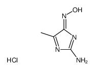 4-methyl-5-nitroso-1(3)H-imidazol-2-ylamine, hydrochloride Structure