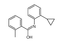 N-(2-Cyclopropylphenyl)-2-methylbenzamide结构式