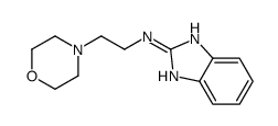 N-[2-(4-Morpholinyl)ethyl]-1H-benzimidazol-2-amine Structure