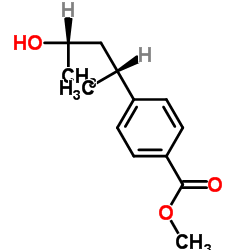 Methyl 4-[(2R,4S)-4-hydroxy-2-pentanyl]benzoate Structure