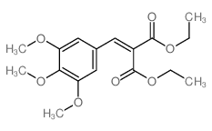 Propanedioic acid,2-[(3,4,5-trimethoxyphenyl)methylene]-, 1,3-diethyl ester picture