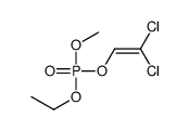 (2,2-Dichlorovinyl)ethylmethyl=phosphate structure