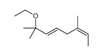 7-ethoxy-3,7-dimethylocta-2,5-diene Structure