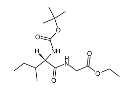 Boc-Ile-Gly-OEt结构式