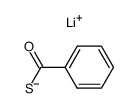 lithium thiobenzoate Structure