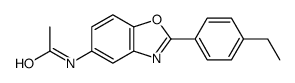 N-[2-(4-ethylphenyl)-1,3-benzoxazol-5-yl]acetamide Structure