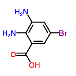 2,3-Diamino-5-bromobenzoic acid structure