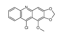 10-chloro-11-methoxy-[1,3]dioxolo[4,5-b]acridine Structure