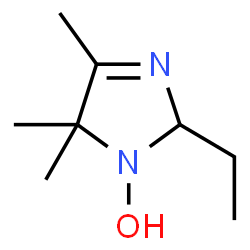 1H-Imidazole, 2-ethyl-2,5-dihydro-1-hydroxy-4,5,5-trimethyl- (9CI) structure