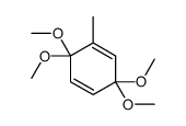 3,3,6,6-tetramethoxy-1-methylcyclohexa-1,4-diene Structure