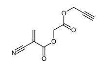 (2-oxo-2-prop-2-ynoxyethyl) 2-cyanoprop-2-enoate结构式