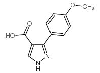 3-(4-甲氧基-苯基)-1H-吡唑-4-羧酸图片