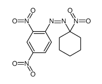 (2,4-dinitrophenyl)-(1-nitrocyclohexyl)diazene结构式