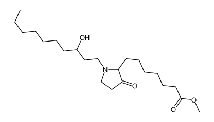 methyl 7-[1-(3-hydroxydecyl)-3-oxopyrrolidin-2-yl]heptanoate Structure