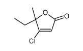 4-chloro-5-ethyl-5-methylfuran-2-one Structure