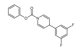 phenyl 4-(3,5-difluorophenyl)-4H-pyridine-1-carboxylate Structure