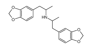 bis-(1-(3,4-Methylenedioxyphenyl)-propan-2-yl)amine hydrochloride (1 diastereoisomer)结构式