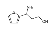 3-amino-3-(thiophen-2-yl)propan-1-ol Structure