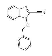 1H-Benzimidazole-2-carbonitrile,1-(phenylmethoxy)- picture