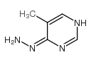 4(1H)-Pyrimidinone, 5-methyl-, hydrazone (9CI) structure