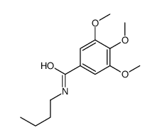 N-butyl-3,4,5-trimethoxybenzamide结构式