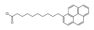 Pyrendecanoylchlorid Structure