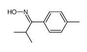 2-methyl-1-p-tolyl-propan-1-one oxime Structure