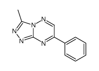 3-methyl-7-phenyl-[1,2,4]triazolo[4,3-b][1,2,4]triazine Structure