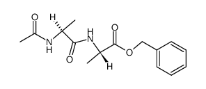 Ac-(Ala)2-O-Bzl Structure