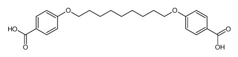 4-[9-(4-carboxyphenoxy)nonoxy]benzoic acid结构式