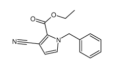 ethyl 1-benzyl-3-cyanopyrrole-2-carboxylate结构式