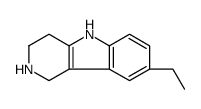 1H-Pyrido[4,3-b]indole,8-ethyl-2,3,4,5-tetrahydro-(9CI)结构式