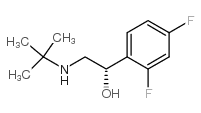 (S)-2-(TERT-BUTYLAMINO)-1-(2,4-DIFLUOROPHENYL)ETHANOL Structure