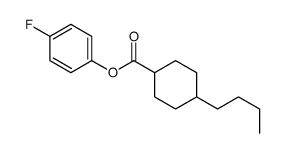 (4-fluorophenyl) 4-butylcyclohexane-1-carboxylate Structure