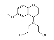 2,2'-((6-methoxychroman-4-yl)azanediyl)bis(ethan-1-ol) Structure