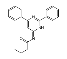 N-(2,6-diphenylpyrimidin-4-yl)butanamide Structure