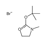 3-methyl-2-[(2-methylpropan-2-yl)oxy]-4,5-dihydro-1,3-oxazol-3-ium,bromide Structure