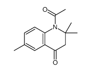 1-acetyl-2,2,6-trimethyl-3H-quinolin-4-one Structure