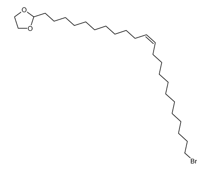 cis-24-bromotetracos-12-enal ethylene acetal Structure