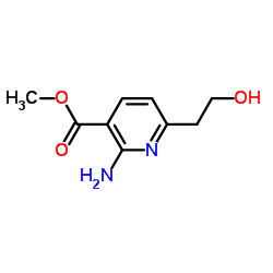 Methyl 2-amino-6-(2-hydroxyethyl)nicotinate Structure