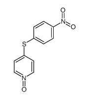 4-(4-nitro-phenylsulfanyl)-pyridine-1-oxide Structure