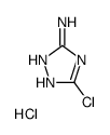 5-chloro-1H-1,2,4-triazol-3-amine,hydrochloride structure