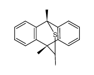 9,10-dihydro-9,10-dimethyl-9,10-(2-methyl-1-thiaethano)anthracene结构式