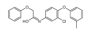 N-[3-chloro-4-(3-methylphenoxy)phenyl]-2-phenoxyacetamide Structure