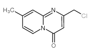 2-(氯甲基)-8-甲基-4H-吡啶并[1,2-a]嘧啶-4-酮结构式