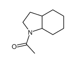 1-[(3aS,7aS)-2,3,3a,4,5,6,7,7a-octahydroindol-1-yl]ethanone结构式