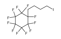 (4-IODOBUTYL)PERFLUOROCYCLOHEXANE结构式