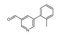 5-(2-METHYLPHENYL)NICOTINALDEHYDE structure