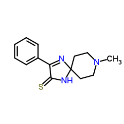 8-Methyl-3-phenyl-1,4,8-triazaspiro-[4.5]dec-3-ene-2-thione picture