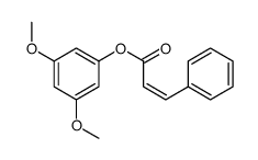 (3,5-dimethoxyphenyl) 3-phenylprop-2-enoate Structure